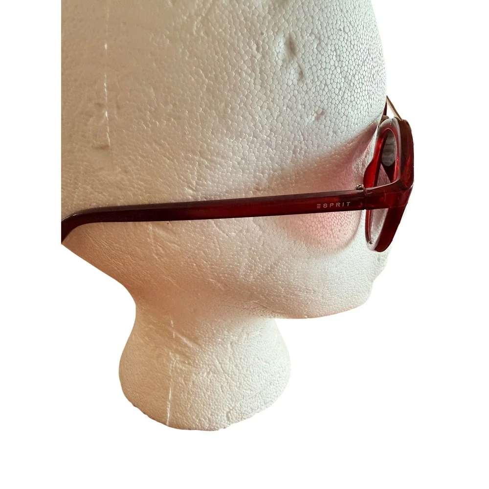 Summer Beach Vacation Vtg Esprit Round Double Bridge Sunglasses 50-21-133‎